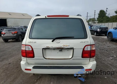 1999 Lexus Lx 470 из США, поврежденный, VIN JT6HT00W8X0049799